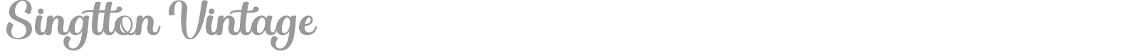 Singtton Vintage font preview